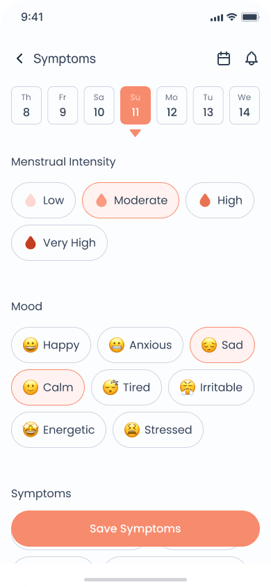 Symptoms Screen